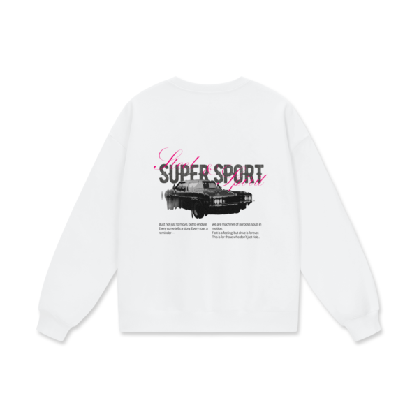 Streetwear Unisex Heavyweight Drop Shoulder Oversized Sweatshirt Super Sport
