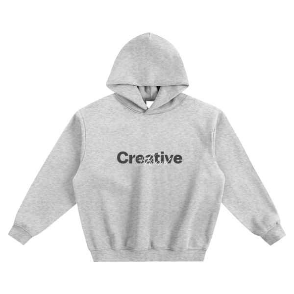 Fleeced Boxy Hoodie Creative Mind - Image 5