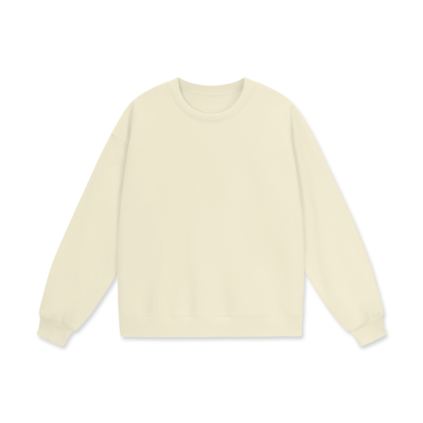 Streetwear Unisex Heavyweight Drop Shoulder Oversized Sweatshirt Super Sport - Image 3