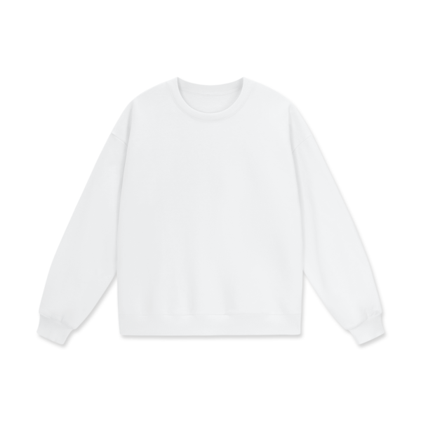 Streetwear Unisex Heavyweight Drop Shoulder Oversized Sweatshirt Super Sport - Image 2