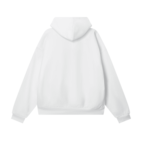 Oversize Heavyweight Hidden Pocket Fleece Hoodie - 460 GSM Big City Big Dreams - Image 3